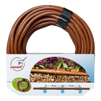 Tuyau d'arrosage goutte à goutte Micro conduit Ø6mm L.15m