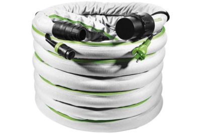 Tuyau d'aspiration plug-it antistatique lisse D 32/22 x 10 m Festool - avec bride D27/D36.