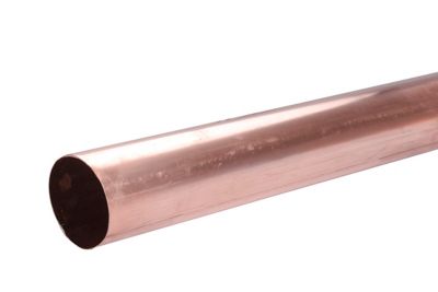 Sourcing Map Copper Round Tube 16mm OD 1.5mm Wall Thickness 100mm Length Pipe Tube 2pcs