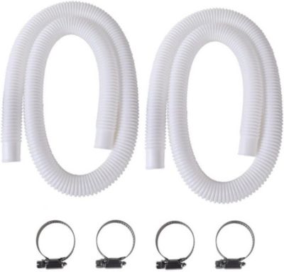 Tuyau de piscine 2 pièces 32 mm, 150 cm, pour pompes de piscine Intex 330 GPH, 530 GPH et 1000 GPH