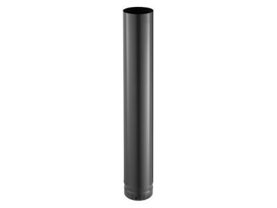 Tuyau de poêle à bois émaillé gris 1 m ø130 mm Poujoulat