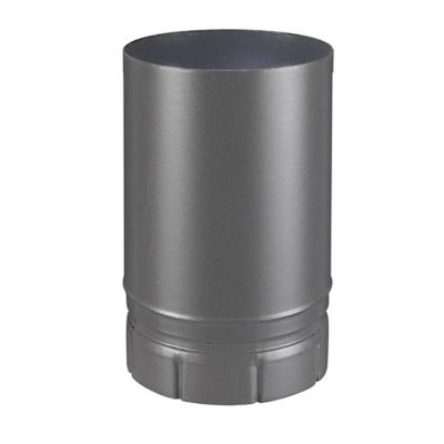 Tuyau de poêle à bois émaillé gris 250 mm ø 150 mm
