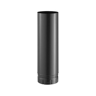 Tuyau de poêle à bois émaillé gris 50 cm ø150 mm Poujoulat