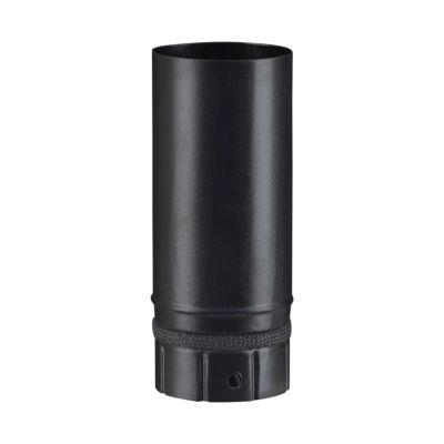 Tuyau de poêle à bois émaillé noir M+J ø 80 mm x L. 250 mm Poujoulat