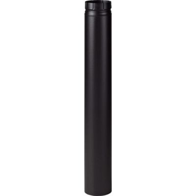 16 mm - Corde de scellage de cheminée, noir, pour poêle à bois