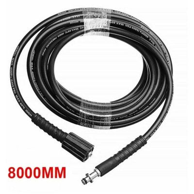 Tuyau de pulvérisation de nettoyage sous pression  - 8M - Gris - Convient aux modèles Karcher K2, K3, K4, K5