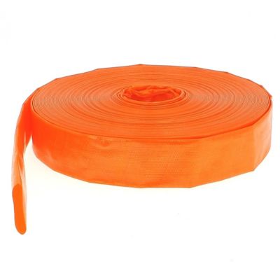 Tuyau de refoulement plat 25 mm (1'') orange - Longueur 25 mètres - HUGGY TUYAUX
