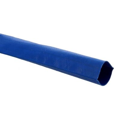 Tuyau de refoulement plat 32 mm (1 1/4'') bleu - Longueur 100 mètres - HUGGY TUYAUX