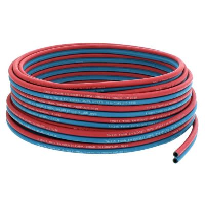 Tuyau de soudure oxygène/acétylène 10 mm - Longueur 5 mètres - HUGGY TUYAUX