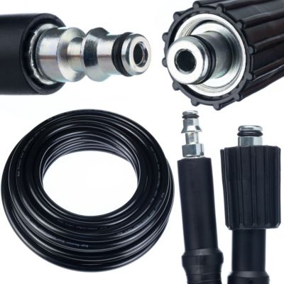 Tuyau Haute Pression 10 m Click Connect - 200 Bar, M22-Lavor, Compatible avec nettoyeur Lavor modèles divers