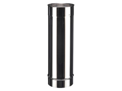 Tuyau inox 304 soudé 50 cm ø130 mm Poujoulat