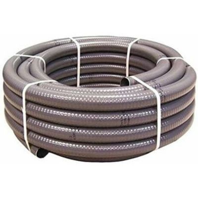 Tuyau PVC semi rigide Longueur 10M diamètre 32mm extérieur Coloris Gris souple diam intérieur 26mm ZENLYS