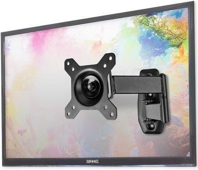 TVB1120 Support TV mural pour écran de 13 à 30 pouces Inclinable Charge max 18 kg VESA 75 100 Télé LED LCD OLED Duronic