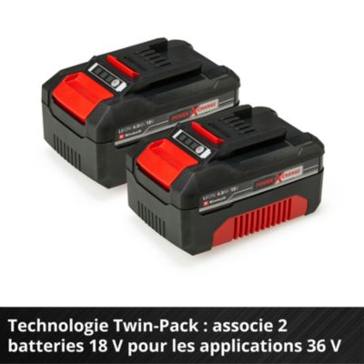 Twincharger + Kit 2x 4,0Ah Power X-Change Plus