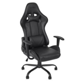 TWITCH - Fauteuil de Bureau Noir avec Rembourrages