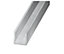 U aluminium brut 20 x 17 x 20 mm Ep. 1,5 mm, 1 m
