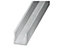 U aluminium brut 20 x 20 X 20 mm, 2,50 m