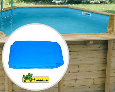 Ubbink - Liner piscine Azura hexagonale O410x120cm 50/100ème Bleu avant 2006 - Réf. 7514897