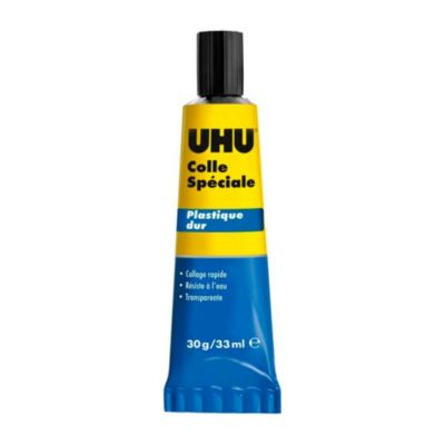 UHU Colle spéciale plastique dur - colle idéale pour toutes les ...