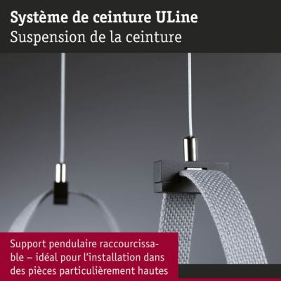 ULine Accessoires Sangle de suspension 45x21 mm Noir