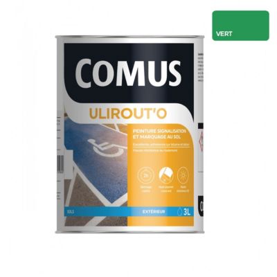 ULIROUT'O VERT 3L - Peinture pour signalisation et marquage routier en phase aqueuse - COMUS