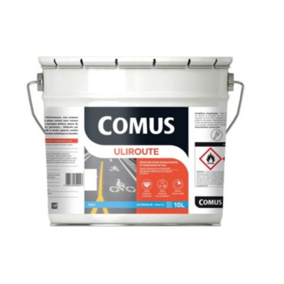ULIROUTE JAUNE 10L - Peinture pour signalisation et marquage routier - COMUS