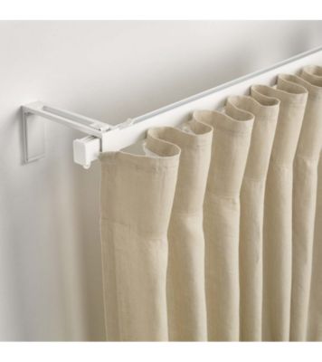UNIRAIL - Tringle rail pour rideau en aluminium blanc L 1 m Coloris - Blanc