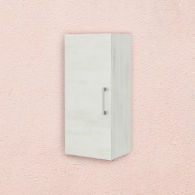 Unité Murale À Une Porte Avec Ouverture Réversible Chêne Blanc