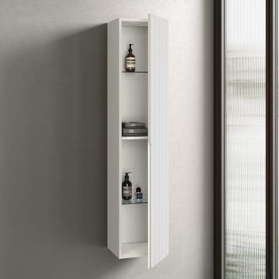 Unité murale VENERE blanc mat en Mdf