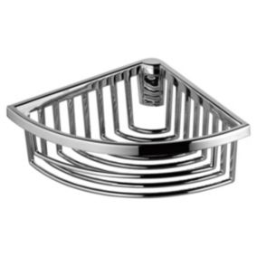 Universal Panier d'angle filaire pour douche, amovible, fixation murale invisible, Chrome (24944010100)