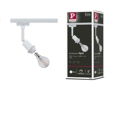 URail Spot sur rail DecoSystems Basic Spot individuel E14 max. 20W ...