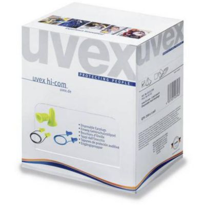 uvex 2112095 hi-com Mini - Bouchons d'oreille jetables SNR 24 dB, 100 paires