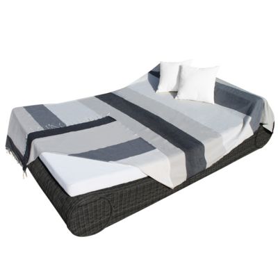 Fouta Tunisienne 100% Coton 1m X 2m - Tissage Plat Ou Nid D'abeille, 380g, 25 Modèles Au Choix - Plage, Piscine, Hamam - 8