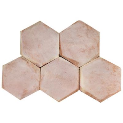 Véritable tomette en terre cuite d'andalousie 20x20 cm faite à la main