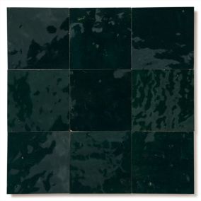 Véritable Zellige Marocain - Bleu Océan 10x10 cm (au m²)
