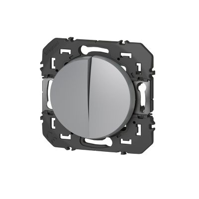 Va-et-vient et Poussoir Legrand Dooxie aluminium