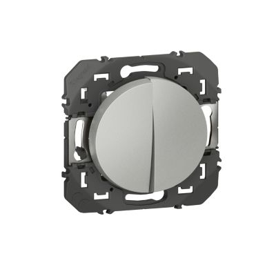 Va-et-vient et Poussoir Legrand Dooxie aluminium