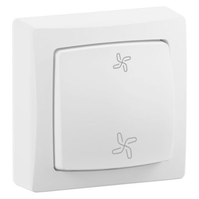 Va-et-vient pour commande VMC Legrand complet blanc