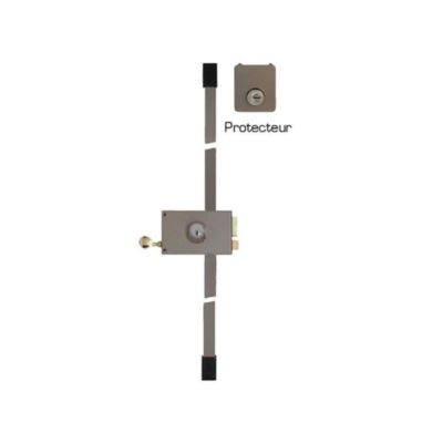 Vachette RADIALis 3 points horizontal multipoint A2P porte serrure droite