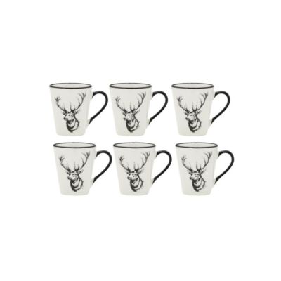 Tasse Blanche Vintage "Dam Castor" – Céramique Fun Et Originale
