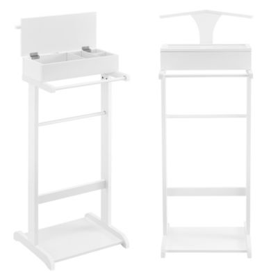 Valet de chambre Lulboll avec boîte ouvrable bois de pin blanc en.casa