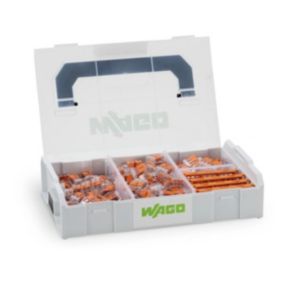 Valise 130 bornes de connexion S221 Gelbox + testeur tension - Wago