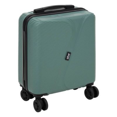 Valise cabine ABS low cost 8 roues vert - 5five