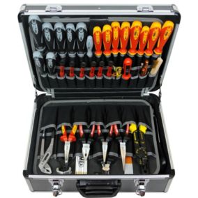 Valise à outils en aluminium - grande capacité 24kg - vide - FAMEX 440-L