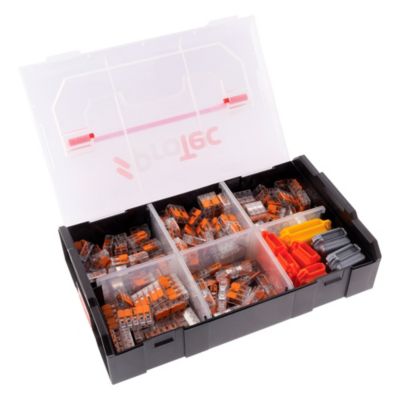 Valisette 150 bornes Wago S221 + 7 Gelbox Protec