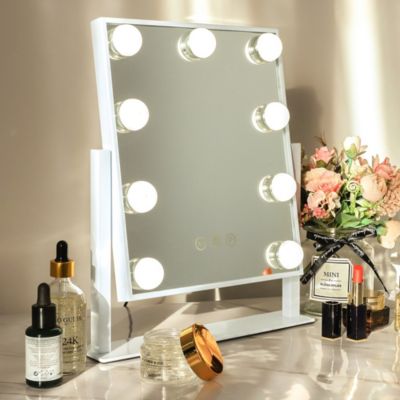 VANITII  Miroir de maquillage hollywood coiffeuse avec lumière 25x30cm