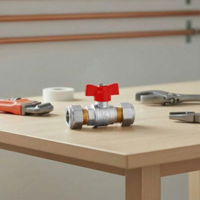 Vanne à sphère raccords bicônes ø14 mm Diall