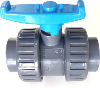 Vanne Interplast Fitt 25mm à coller double union démontable 2,5cm  25 mm PN16 PVC Pression