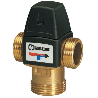 Vanne thermostatique VTA322 - Connexion: G3/4" - Largeur: 70 mm - Hauteur: 94 mm - Profondeur: 46 mm