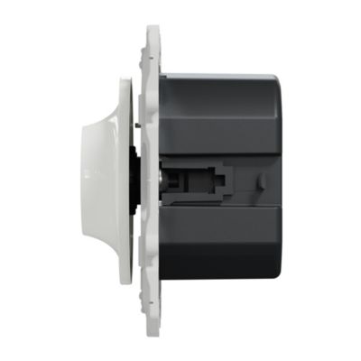 Variateur de lumière universel en 2 ou 3 fils 3W 200W Schneider Electric Odace blanc